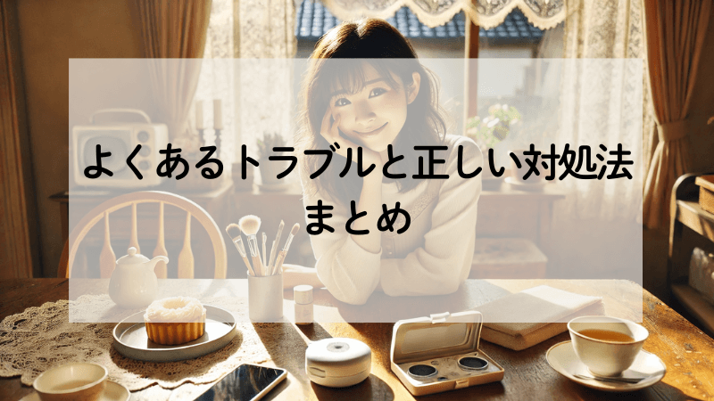 【5章】よくあるトラブルと正しい対処法まとめ